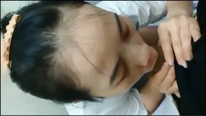 Em gái quảng nam lén lút bú bú cho anh bồ trong phòng tắm