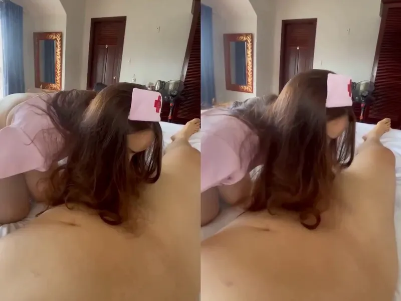 đụ em ngành cosplay điều dưỡng trong nhà nghỉ || p1